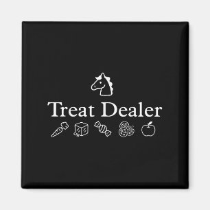 Treat Er Horse Treat Lady Equestrian Trainer Horse Magnet