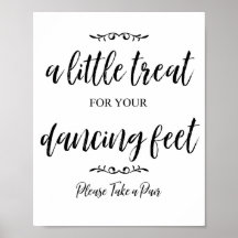 Treat for Your Feet - Sign for Flip Flops!