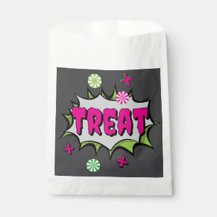 ‘Treat’ Fun Funky Halloween Pop Art Favour Bags