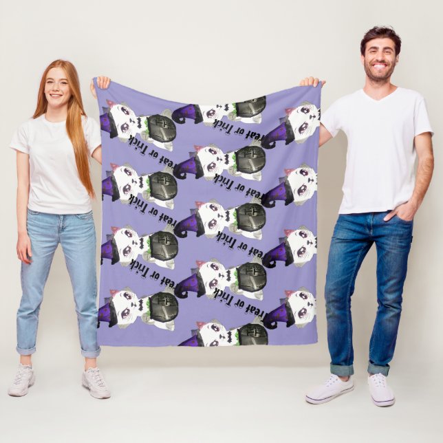 Treat or Trick,  Fleece Blanket (In Situ)