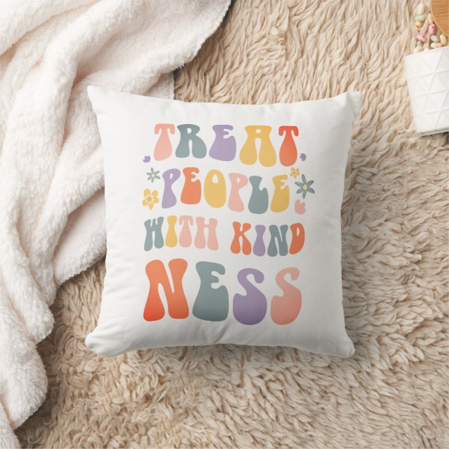 Treat people with kindness cushion (Blanket)