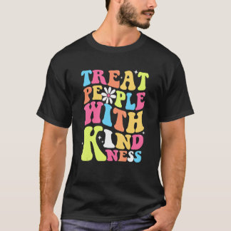Treat People With Kindness Retro TPWK Inspirationa T-Shirt