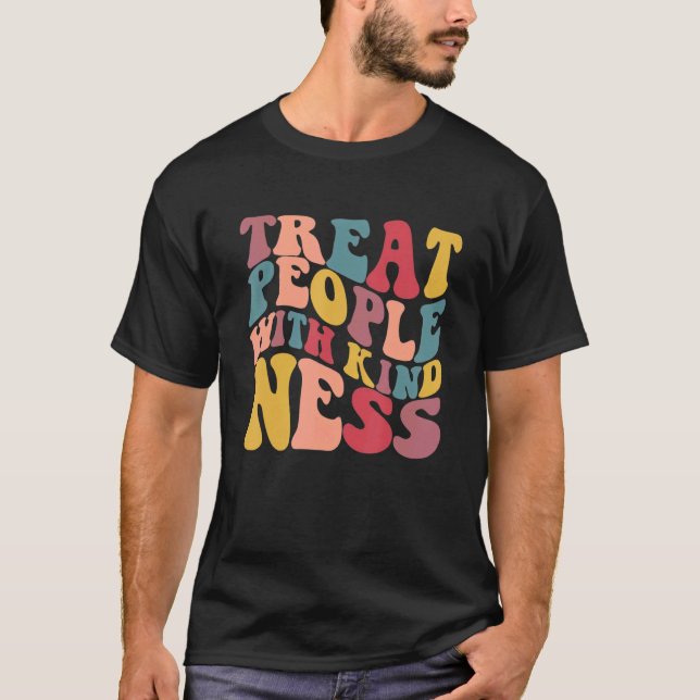 Treat People With Kindness TPWK Trendy Preppy T-Shirt (Front)