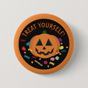 Treat Yourself! 6 Cm Round Badge