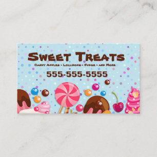 Treats Candy Business Card