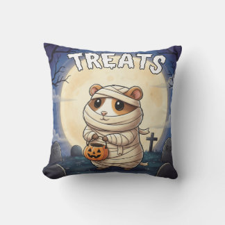 Treats – Mummy Guinea Pig Halloween TinyFur Cushion