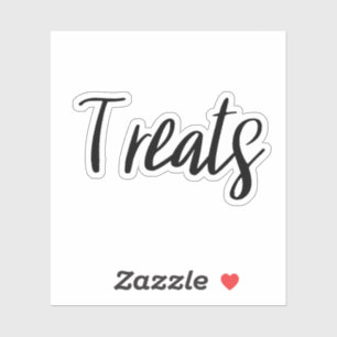 Treats Storage Sticker