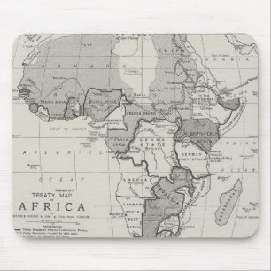 Treaty Map of Africa Mouse Mat