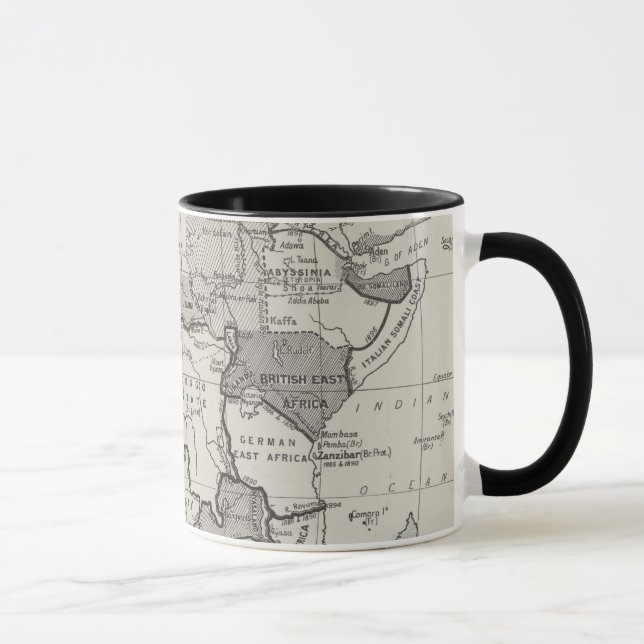 Treaty Map of Africa Mug (Right)