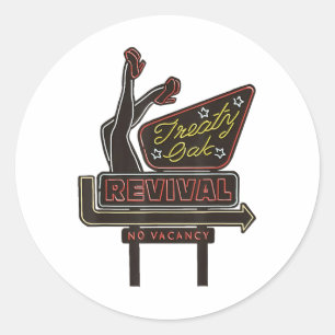 Treaty Oak Revival  Classic Round Sticker