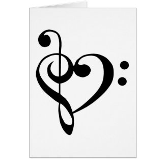Treble Clef Base Clef Heart