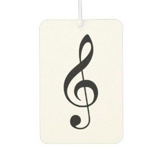 Treble Clef Car Air Freshener