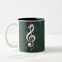 Treble Clef Christmas Lights Music Lover Musician