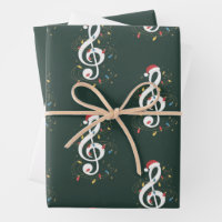 Treble Clef Christmas Lights Music Lover Musician