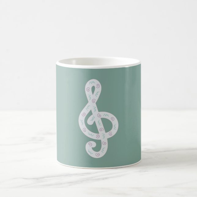 treble clef coffee mug (Center)