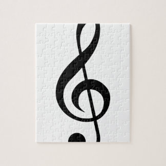 Treble Clef G-Clef Musical Symbol Jigsaw Puzzle