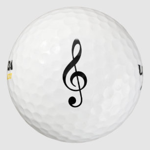 Treble Clef Golf Ball