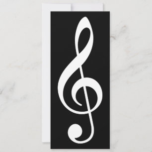treble clef invitation