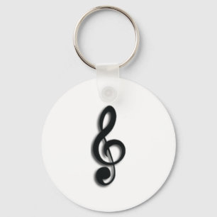 Treble Clef Keychain