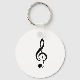 Treble Clef Keychain