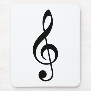 Treble Clef Mouse Mat