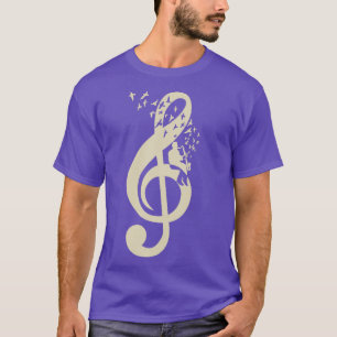 Treble Clef Music Bass clarinet Vintage T-Shirt