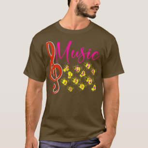 Treble Clef Music Notes Musician Gift Music T-Shirt