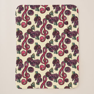 Treble Clef Music teacher Art Sherpa Blanket