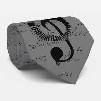 Treble Clef Music Tie