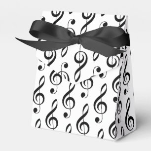 Treble Clef Musical Favour Box