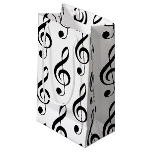 Treble Clef Musical Gift Bag