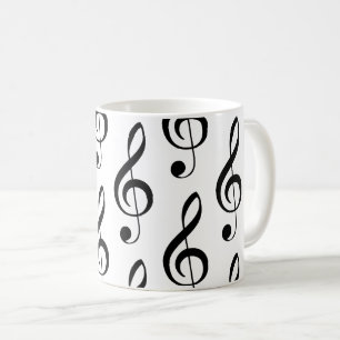 Treble Clef Musical Mug