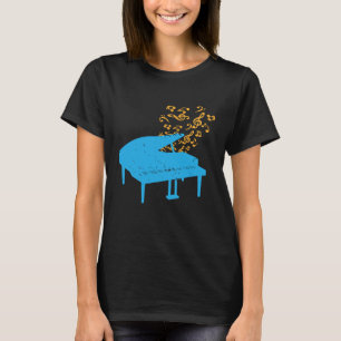 Treble Clef Musician Piano Player Gift Royal Piano T-Shirt