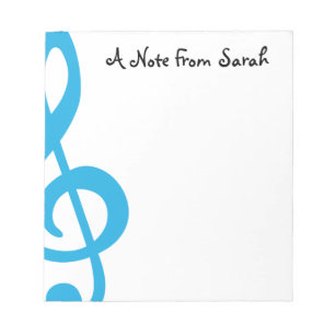 Treble Clef Notepad