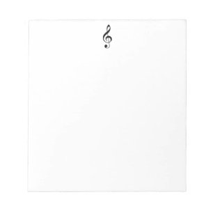 Treble Clef Notepad