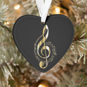 Treble Clef Ornament