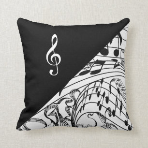 TREBLE CLEF-PILLOW CUSHION