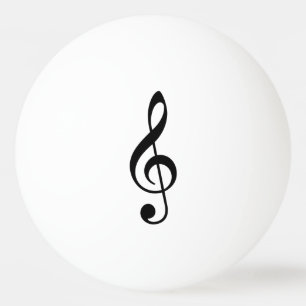 Treble Clef Ping Pong Ball