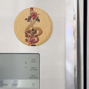 Treble Clef Roses Magnet
