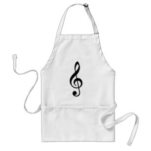Treble Clef Standard Apron