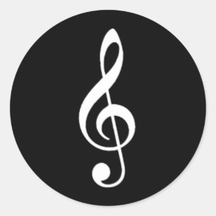Treble Clef Sticker