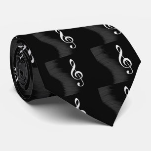 TREBLE CLEF-TIE TIE