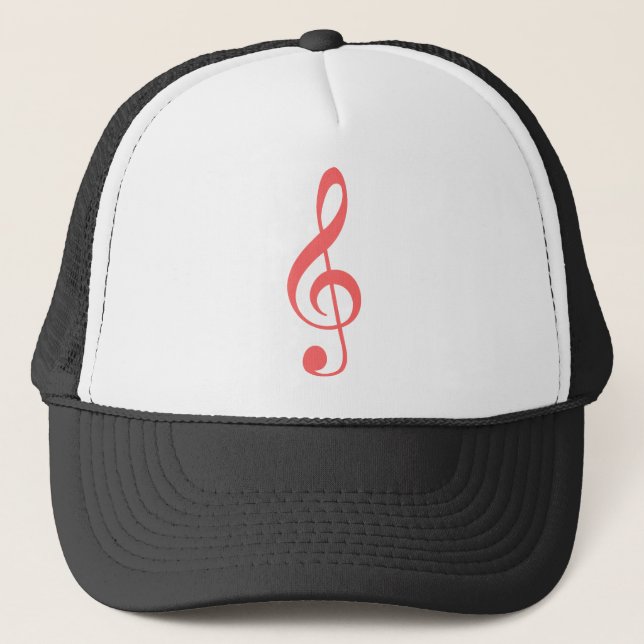 Treble Clef Trucker Hat (Front)