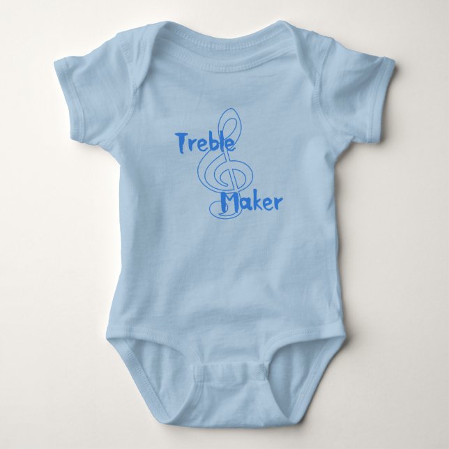 Treble Maker Baby Bodysuit (Front)