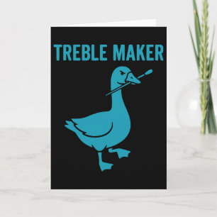 Treble Maker Funny Goose Music Teacher Nd _1 Card