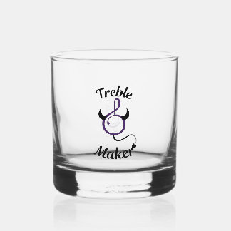 Treble Maker Rocks Glass