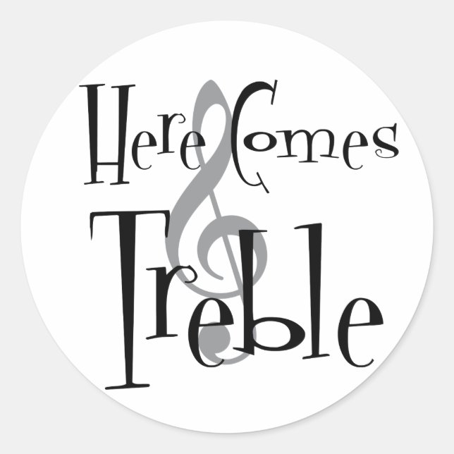 Treble Sticker (Front)