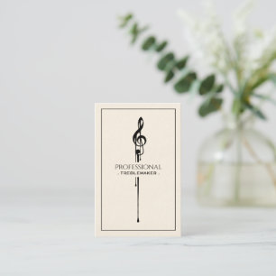 Treblemaker Dripping Hot G-Clef  Business Card