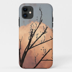 Trebranches full of black birds iPhone 11 case