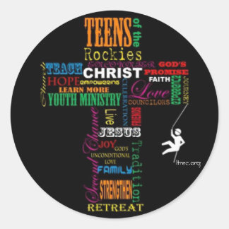 TrEC Logo Stickers! Classic Round Sticker